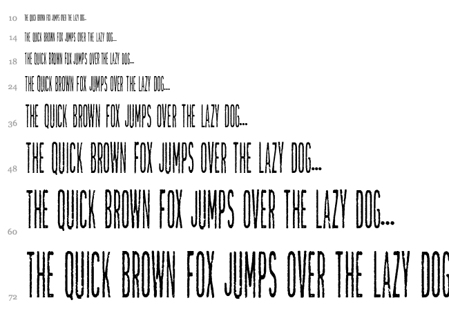 Tallierst Grustampa font waterfall